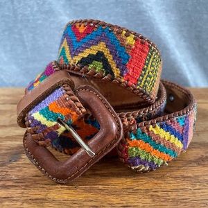 Embroidered belt